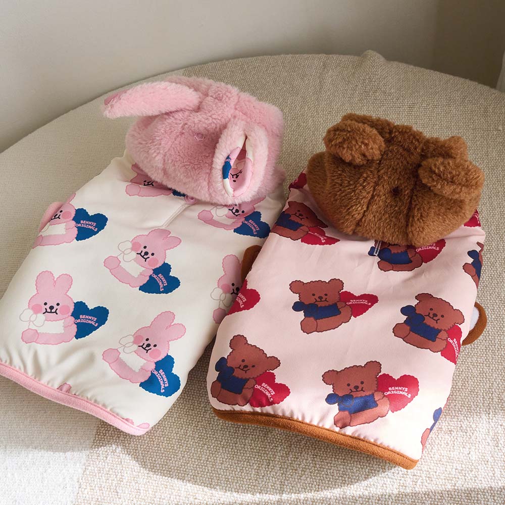 Bennys HEART BOMB PADDING (BROWN)